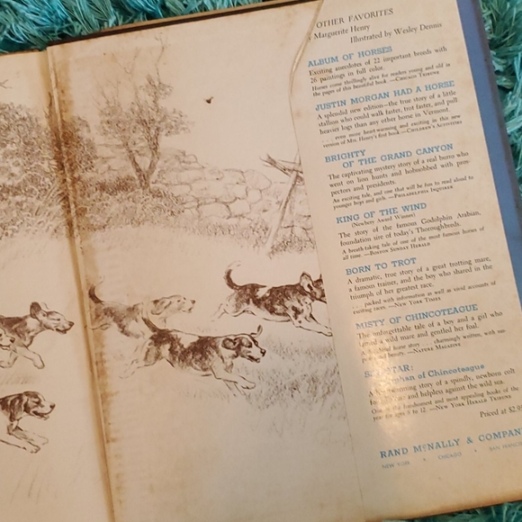 1955 wagging tails h/c book m. Henry - Picture 5 of 5